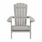Flash Furniture All-Weather Folding Adirondack Chair in Gray JJ-C14505-GY-GG - alternate 8